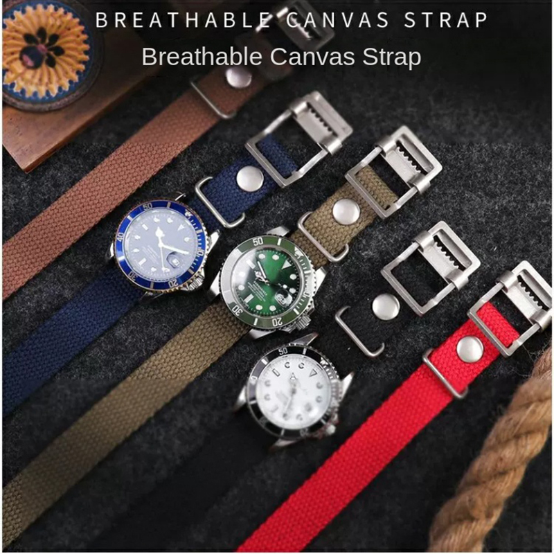 20mm 22mm 19mm 21mm High quali - Nato Strap Nylon ulasan dan harga