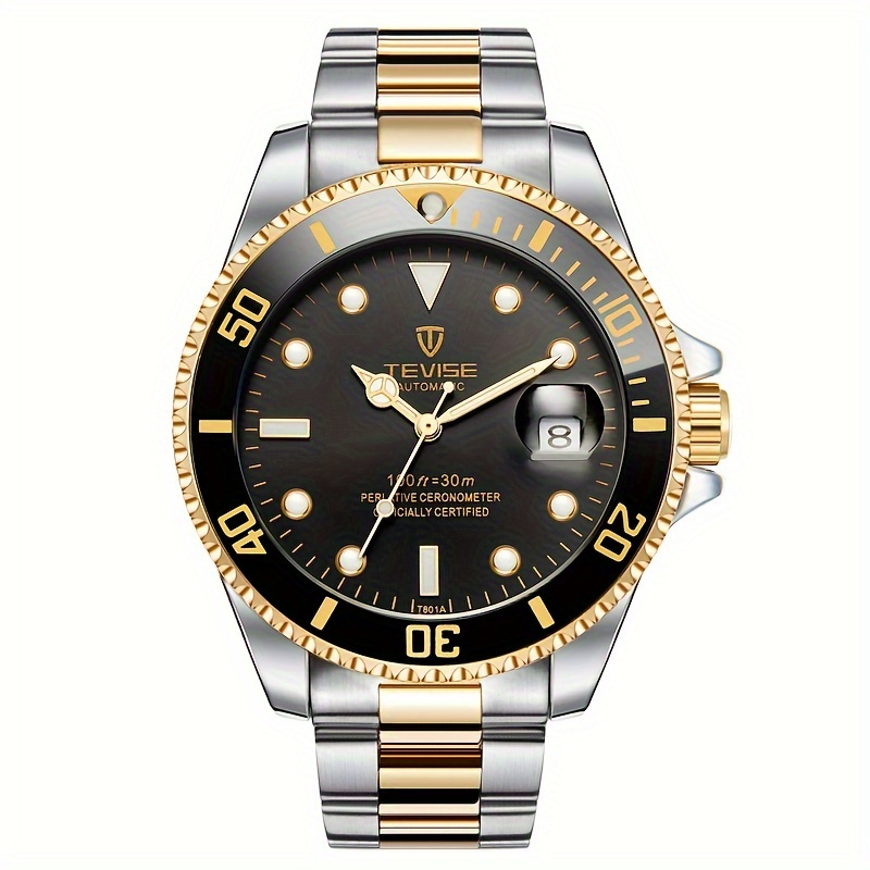 TEVISE New Men Mechanical Wris - Cartier Watch Tank ulasan dan harga