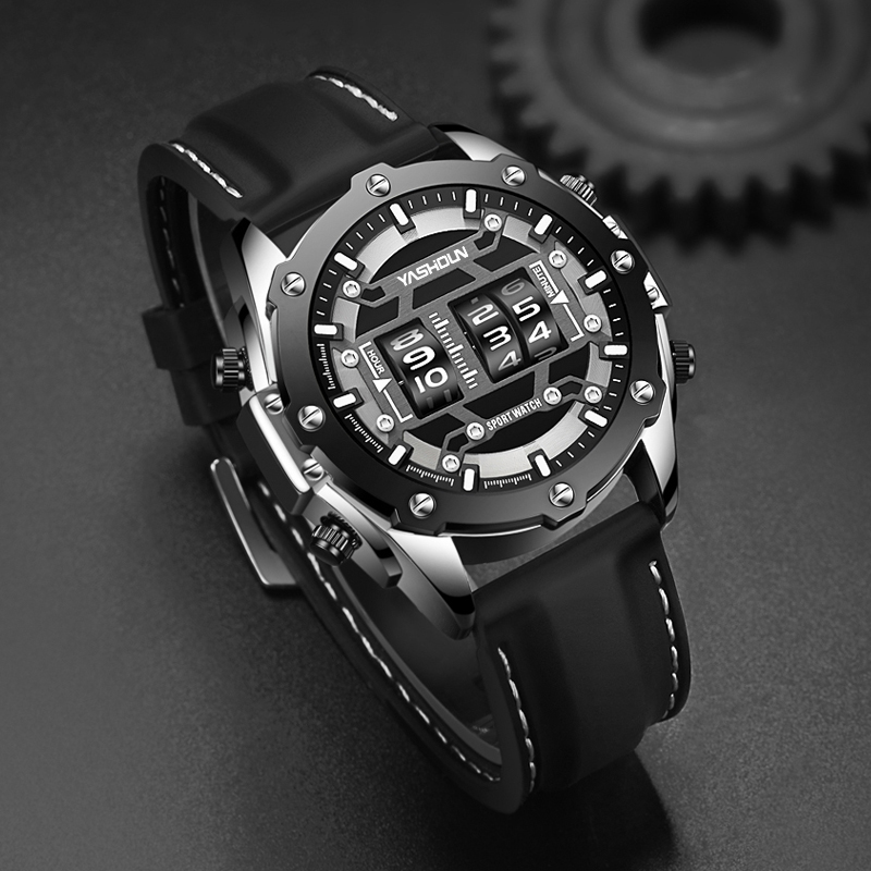 Creative Watche Digital Quartz - Leather Watch Band Men ulasan dan harga