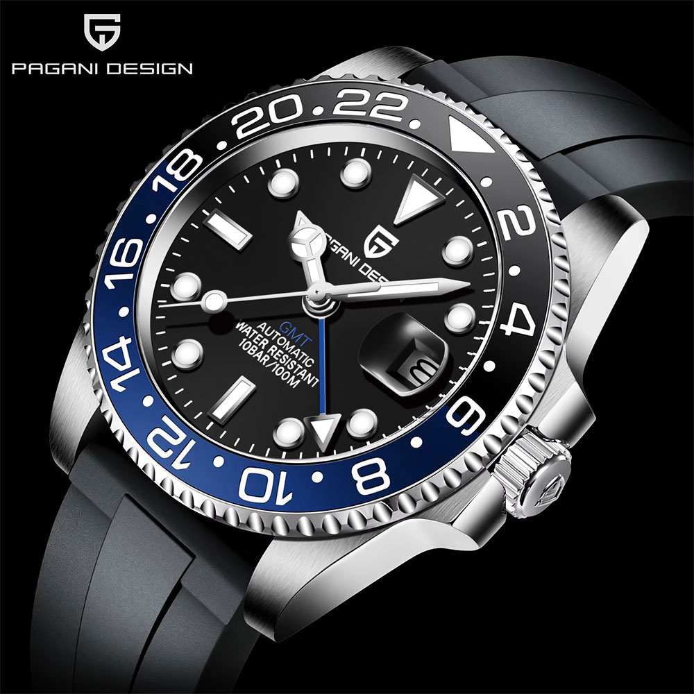 PAGANI DESIGN 40mm GMT Men's M - Rolex Watch Submariner ulasan dan harga