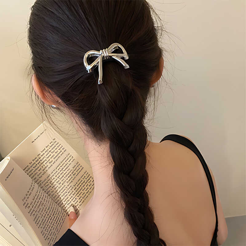 Korean Exquisite Metal Bow Hai - Silicone Band Women ulasan dan harga
