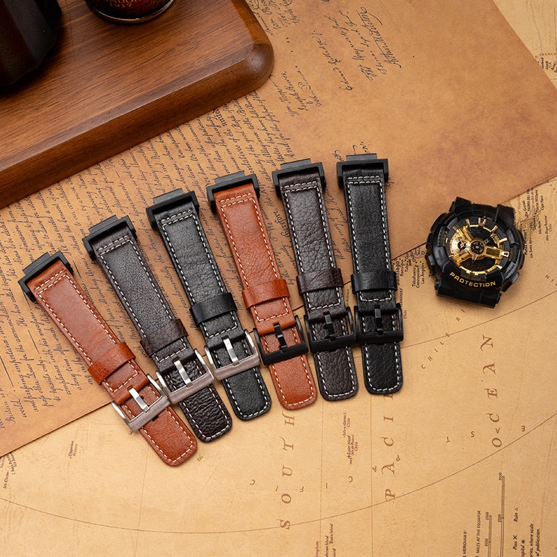 Genuine leather 16mm Strap For - Casio Watch G-Shock Dw-5600 ulasan dan harga