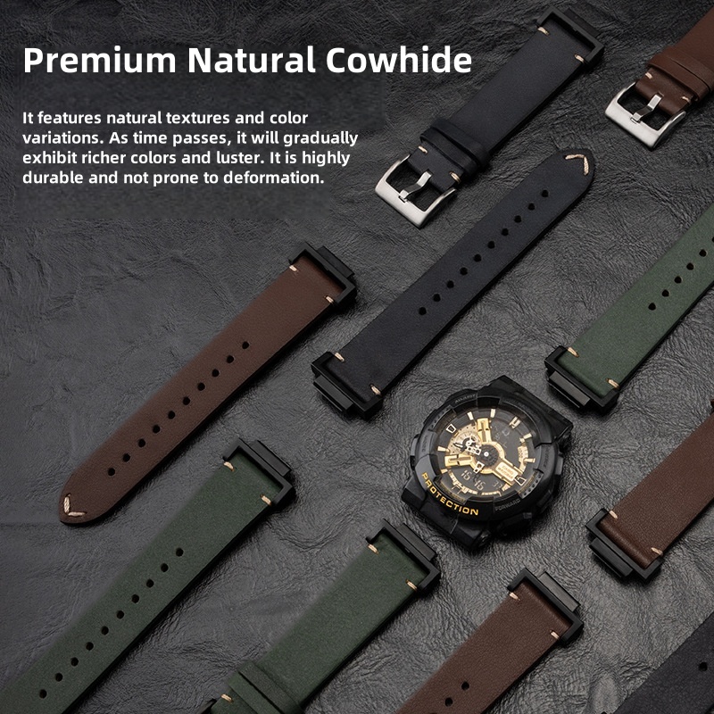 Genuine leather 16mm Strap For - Casio Watch G-Shock Dw-5600 ulasan dan harga